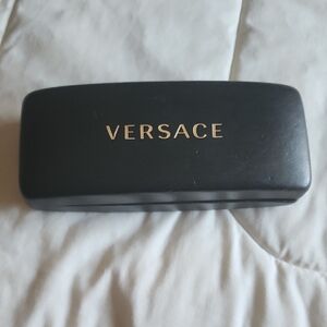 Versace Black Case with Gold Logo